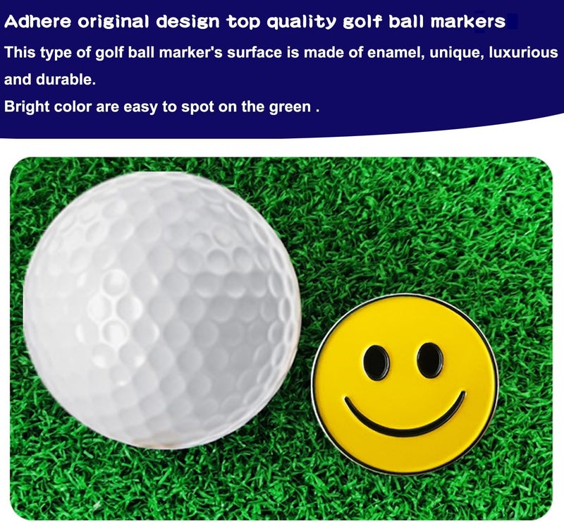 Adhere Golf Ball Markers Personlized Logo Enamel with A Strong Magnetic Hat Clips A Premium Golf Gifts for Golfer - Image 4